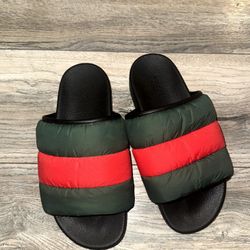 womens gucci padden web slides Size39/or US