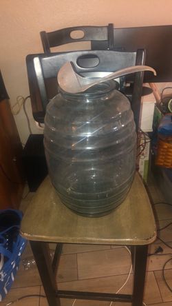 Five gallon vintage drinking jug