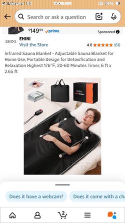 Sauna blanket