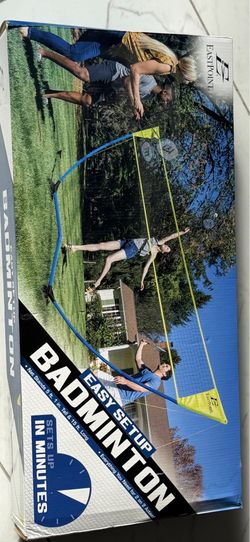 East point complete Badminton kit for 4 Players with Net