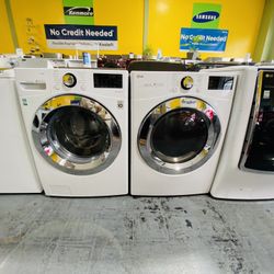 Lg Washer And Dryer White Gas Finance Available 