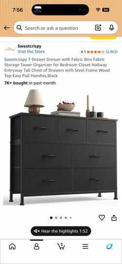 Two bedroom/living room organizer