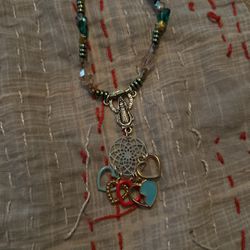 Virgin Mary Charm Necklace 