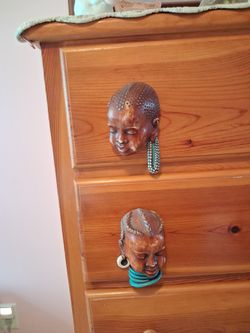 Wall hangings.