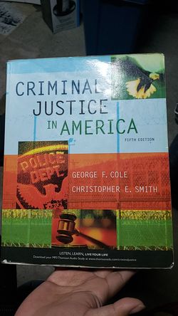 Criminal justice in america fifth edition