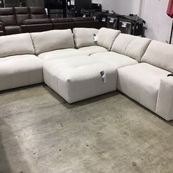 Modular Fabric Sectional 6pc 