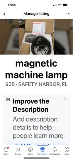 Magnetic Machine lamp