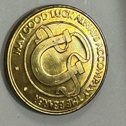 CA. GOOD LUCK COIN. HORSESHOE. EAGLE. SEE POST. 