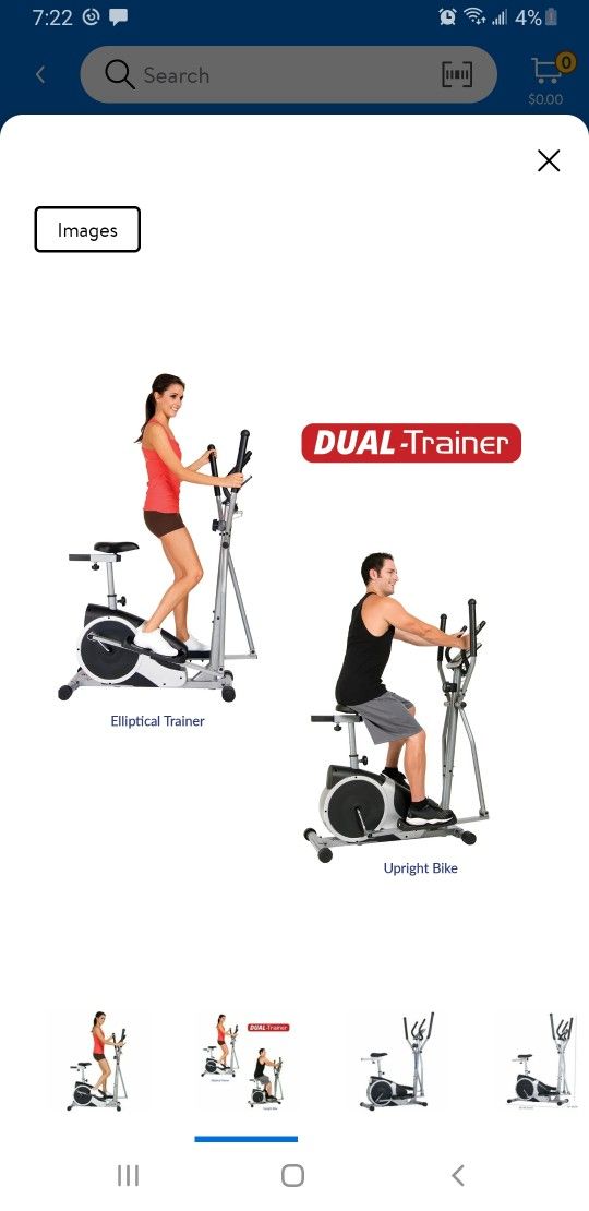 Elliptical/Exercise Bike