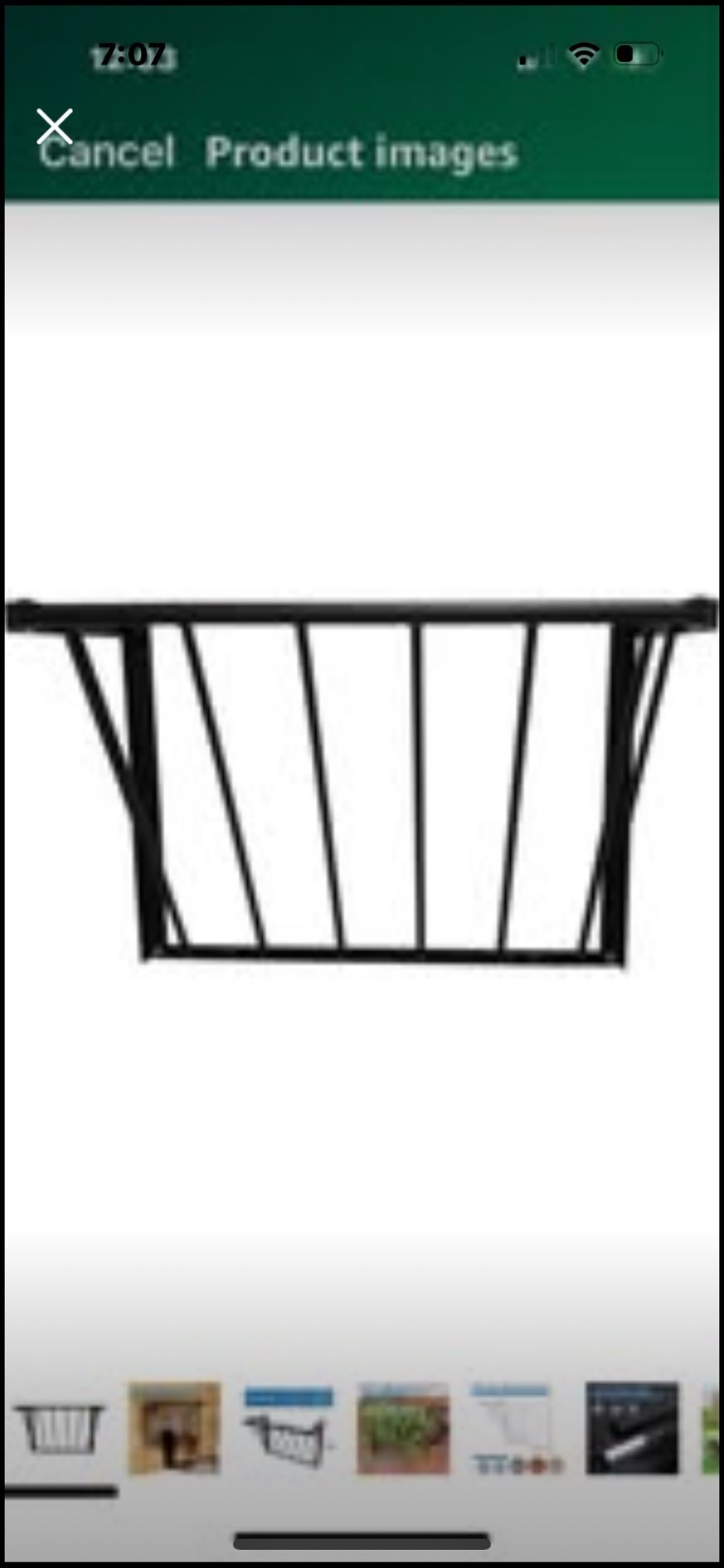 Horse Hay Feeder, 31.5" Long Livestock Hay Feeder with 24 Gallon Large Capacity, Carbon Steel Wall Mounted Hay Rack for Horses, Sheep, Goats, Indoor O