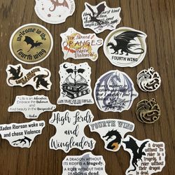 Fourth Wing Stickers 