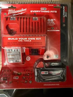Milwaukee M18 Charger and Xc5.0 battery