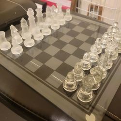 Glass Chess Set