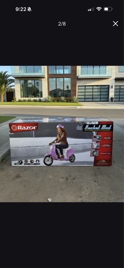 Razor 24V Pocket Mod Betty Powered Ride-On - Purple: Steel Frame, 15 mph Speed