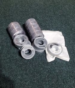 14 Rolls Stainless Steel Pipe Thread Tape Nickel Grey 1/2" 