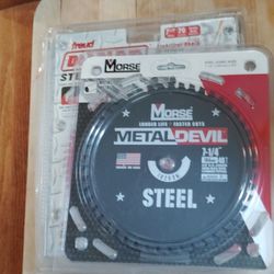 Circular Saw Blade 7 1/4inch  METAL DEVIL &  DIABLO STEEL DEMON BLADES