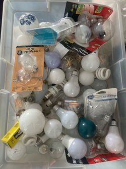 Lot of 80+ Assorted Light Bulbs