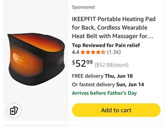 Heated Waist massager