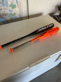 Baseball bats- Black $35, Orange $30. Both $55. See Description.
