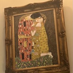Beautiful Framed Gustiv The Kiss 