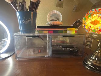 small clear organizer drawer