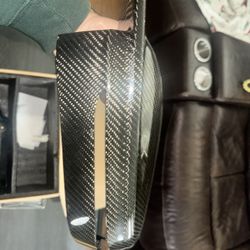 Carbon fiber mirror caps