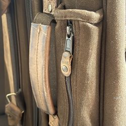 Vintage Rugged Army Green Cabelas Luggage