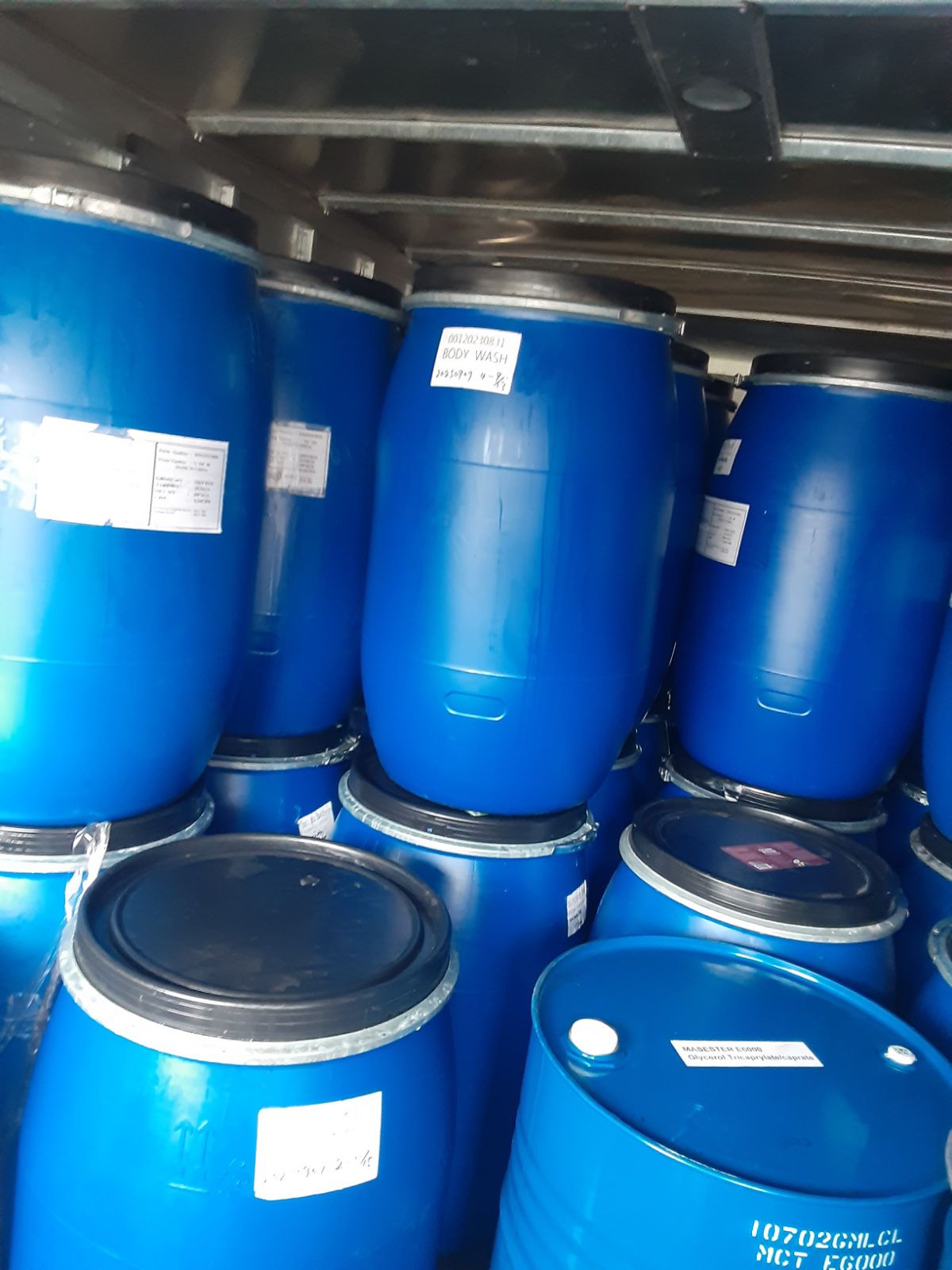 55 Gallon Plastic Barrel Removable Cover