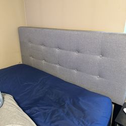 Queen size Bed Frame Headboard And Baseboard