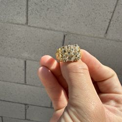 Gold 10k Nugget Ring