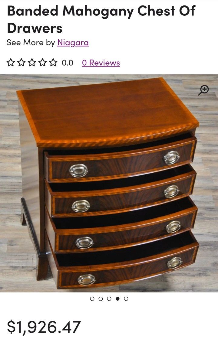 Bombay Vintage Mahogany Chest 