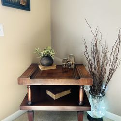 Vintage Two Tiered Side Table