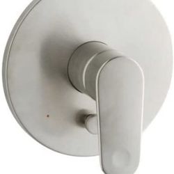 Europlus Pressure Balance Diverter Faucet Shower Faucet Trim Only Finish: Brushed Nickel