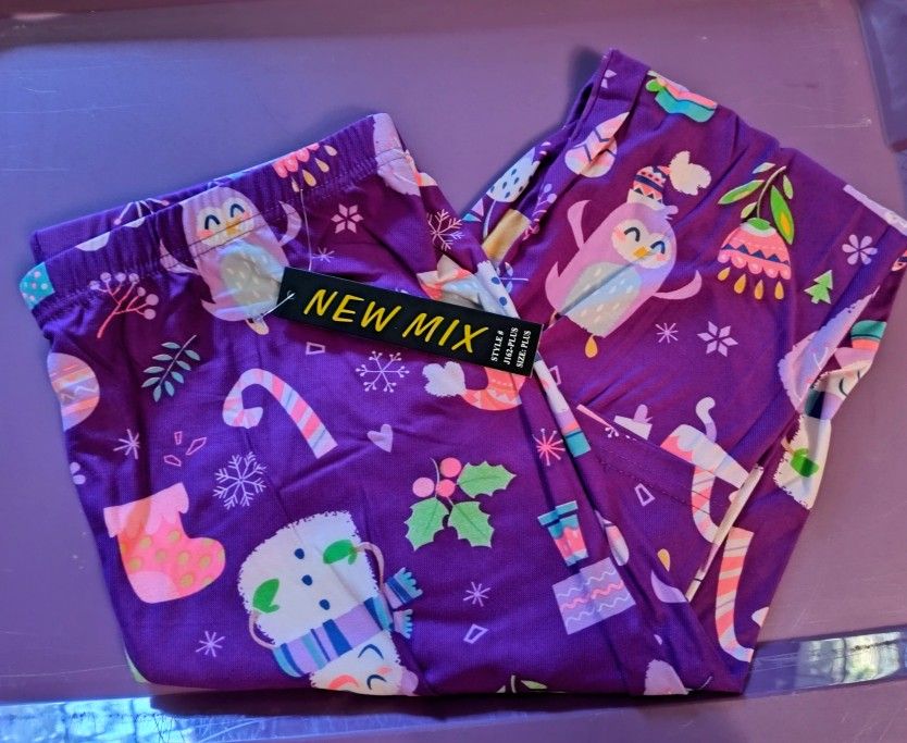 Christmas Leggings - Plus Size