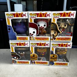 McDonald’s Funko pops lot
