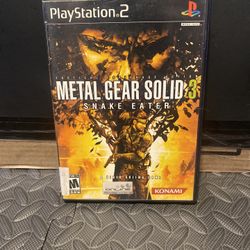 Metal Gear Solid  Ps2
