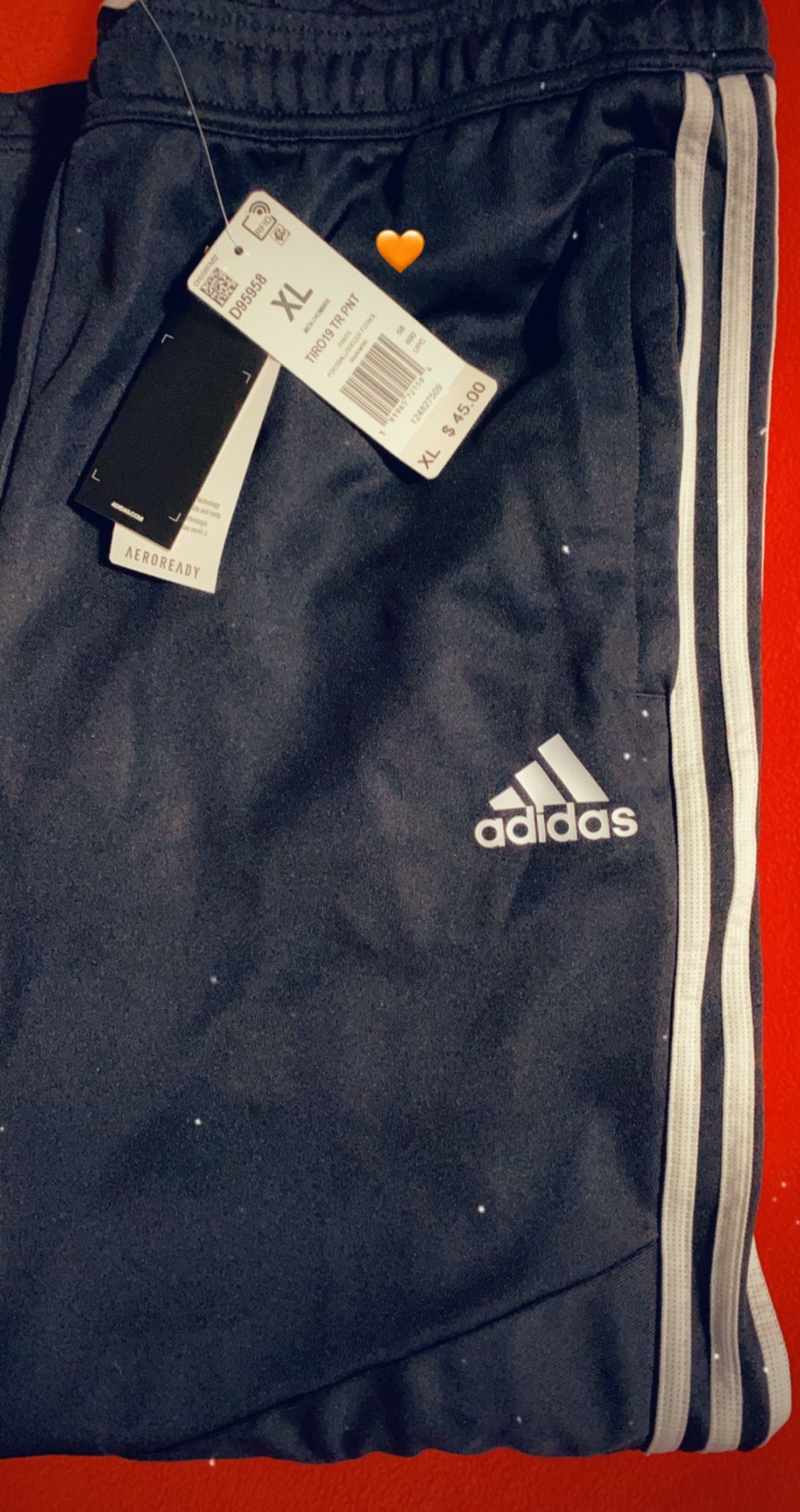 New adidas track pants