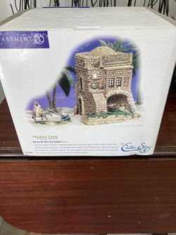 Dept. 56 The Easter Story The Holy Land House Of The Last Supper Set Of Two