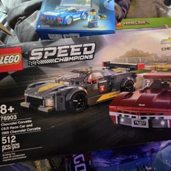LEGO 76903 Chevrolet Corvette C8.R Race Car & 1969 Chevrolet Corvette(