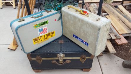 Set of 3 Vintage Suitcases - $45 for ALL