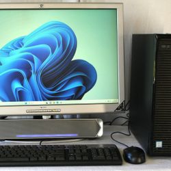 HP i5 PC package 23" LCD, New Windows 11/Office SSD HD
