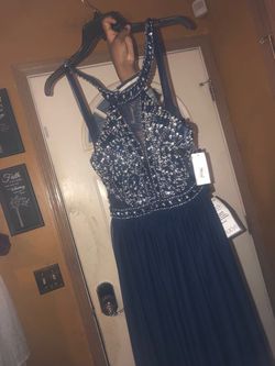 Navy Homecoming/Prom Dress