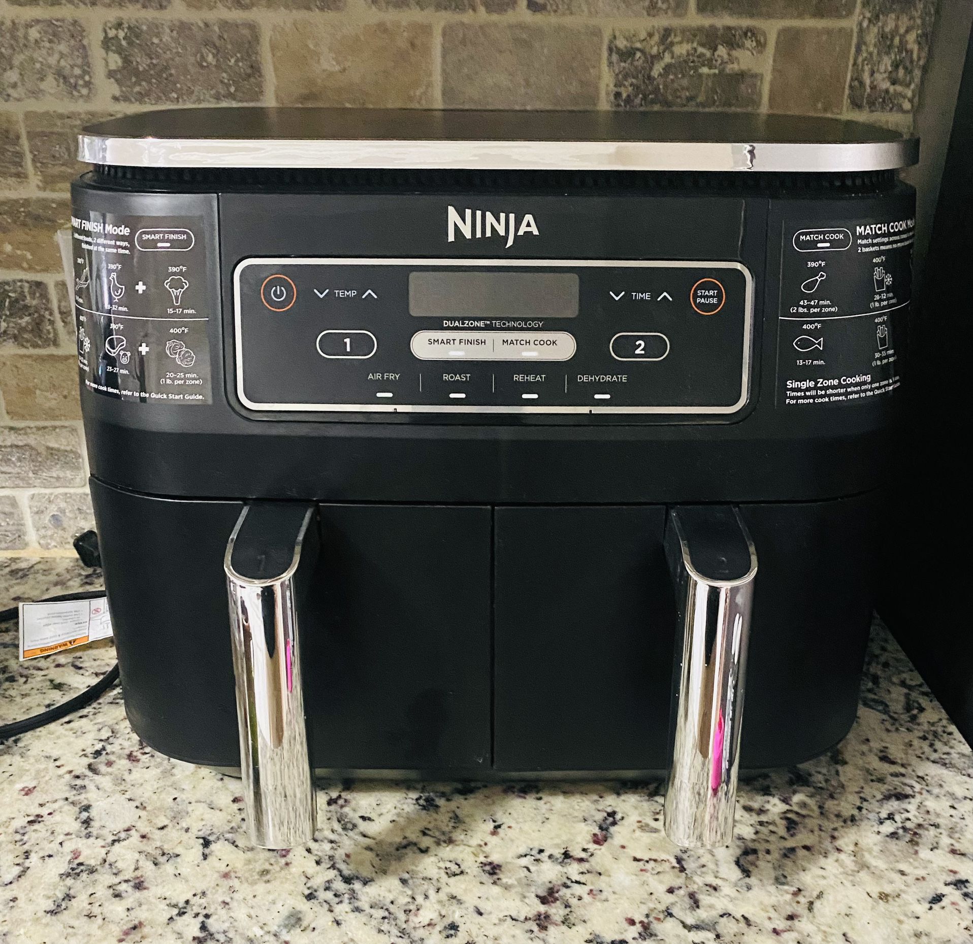 Ninja 6-in-10 Quart 2 basket Air Fryer 