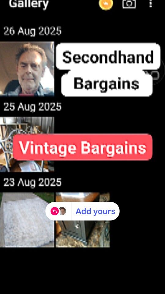 Secondhand Bargains