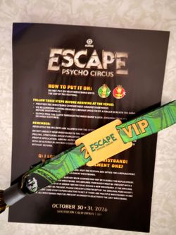 Escape V.I.P Ticket