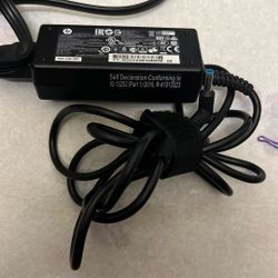 Genuine HP 45W blue tip laptop AC Adapter Power Supply charger 19.5V