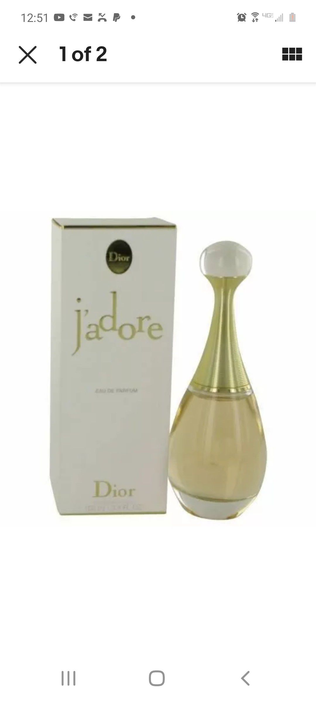 Jadore dior 3.4 oz Eau de parfum