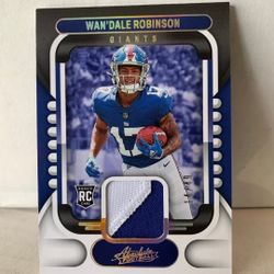 Wan’Dale Robinson Rookie Jersey Patch /49