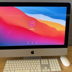 iMac 21.5 inches - Mac OS Big Sur, year 2014 