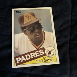 Tony Gwynn 1985 Topps Super 5X7 Card #5